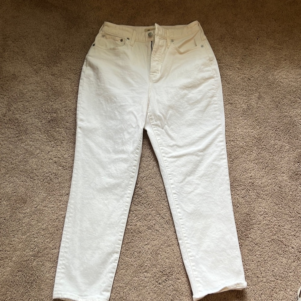 Madewell NWOT white vintage curvy Jean